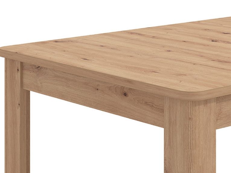 Tavolo Allungabile Marrone Rovere Nodi 8 Posti Allungabile 160x90.5x76.5h cm, - Colosimi