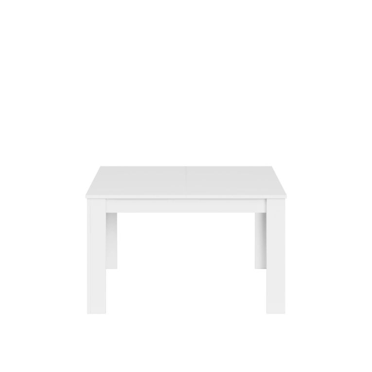 Tavolo allungabile Midland, Consolle estensibile per sala da pranzo, Tavolo apribile da cucina con prolunga, 140-190x90h78 cm, Bianco