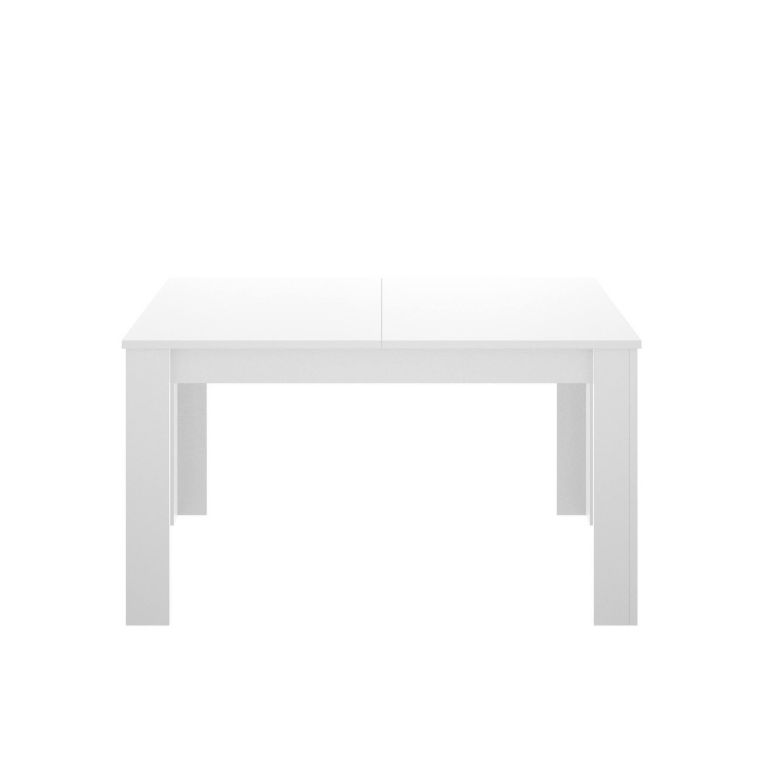 Tavolo allungabile moderno 6-8 posti 140-190x90cm bianco lucido - Dencio