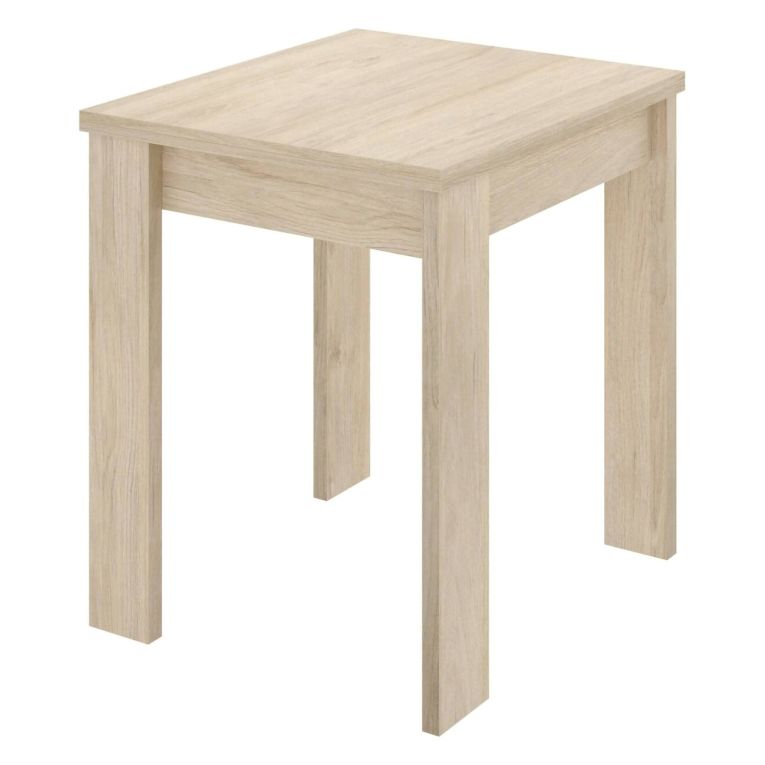 Tavolo allungabile quadrato 4-6 posti 79-134x67cm rovere - Alamaro