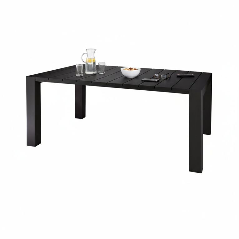Tavolo da esterno 10 posti 160x98cm antracite - Magelang