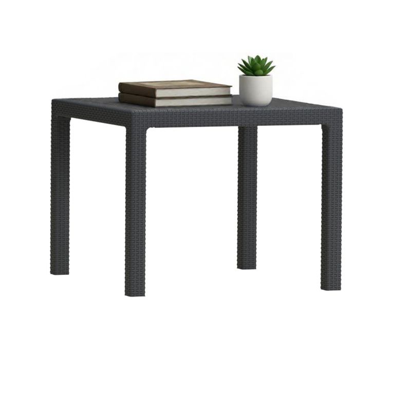 Tavolo da esterno 4 posti 95x95cm antracite - Terrace