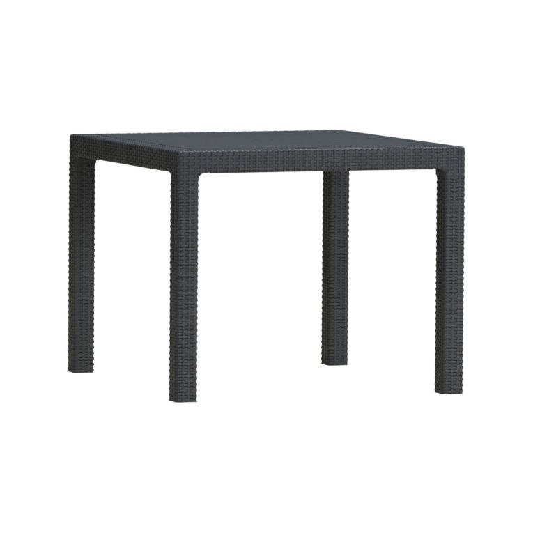 Tavolo da esterno 4 posti 95x95cm antracite - Terrace