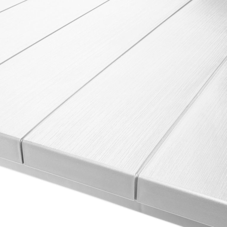 Tavolo da esterno 6 posti 147x90cm bianco - Listowel
