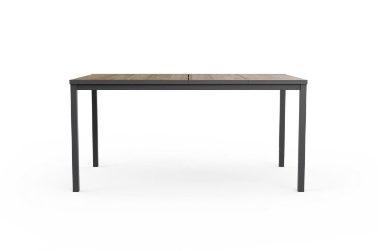 Tavolo da esterno 6 posti 159x95cm rovere e antracite - Sarnia