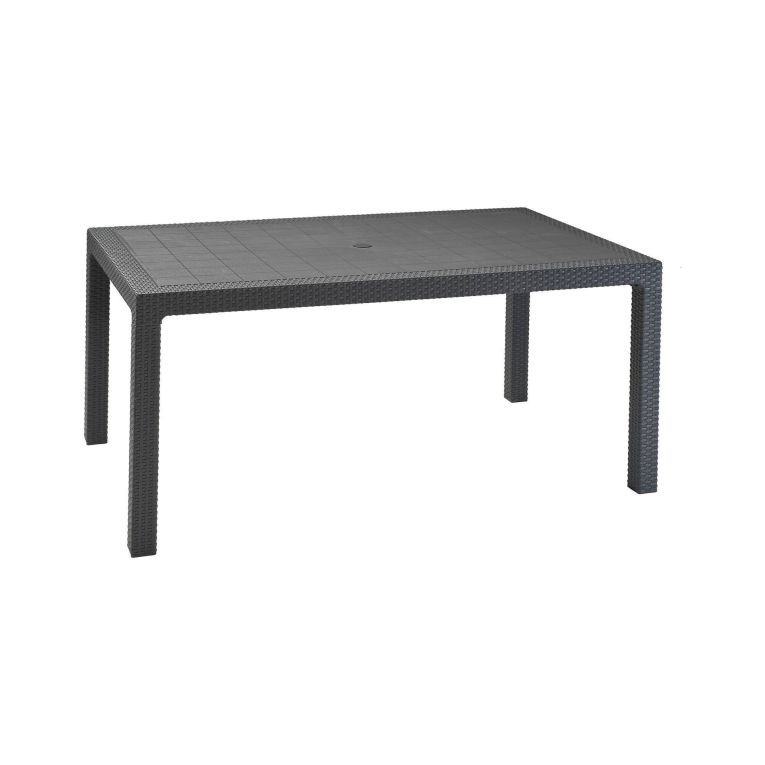 Tavolo da esterno 6 posti 94x160cm antracite - Pickering