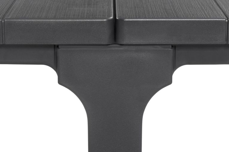 Tavolo da esterno Antico, Base per picnic, Piano da pranzo da giardino, Banco outdoor multiuso, 294x90 h75 cm, Antracite