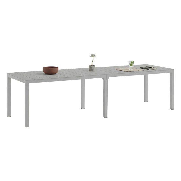 Tavolo da esterno Campana, 292x86 h74 cm, Grigio