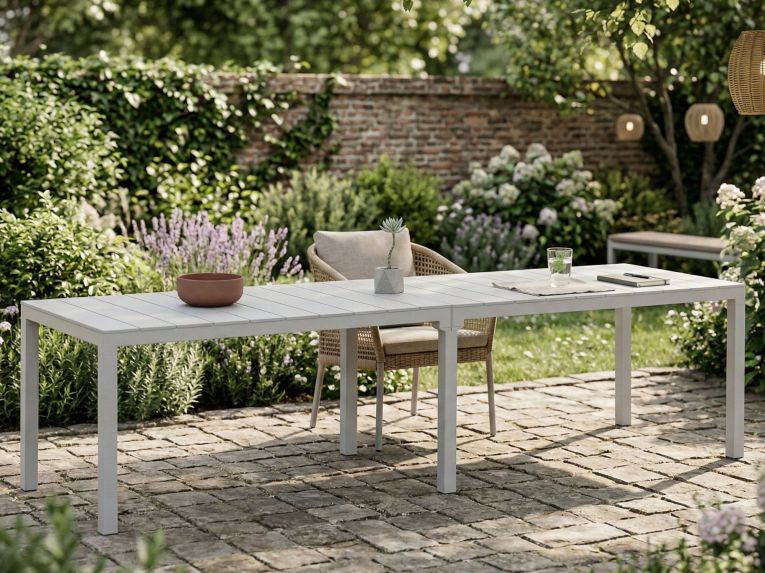 Tavolo da esterno Campana, 292x86 h74 cm, Grigio
