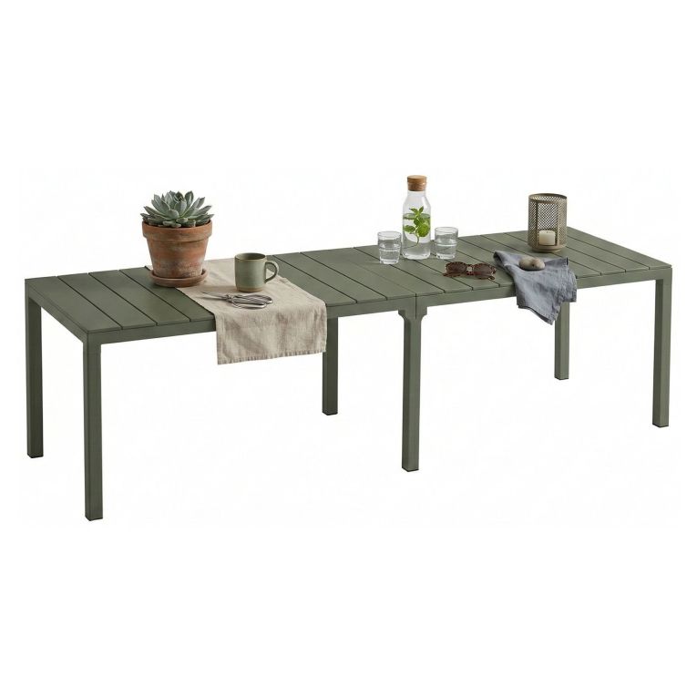 Tavolo da esterno Campana, 292x86 h74 cm, Verde