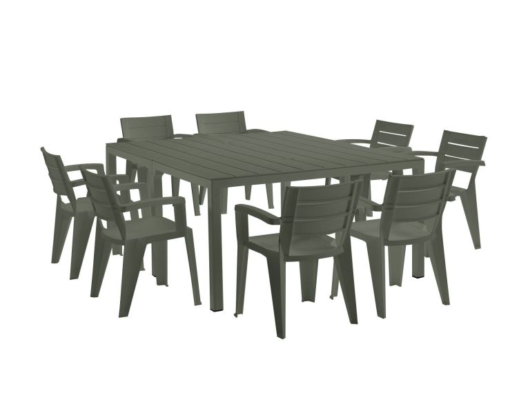 Tavolo da esterno Campana, 292x86 h74 cm, Verde