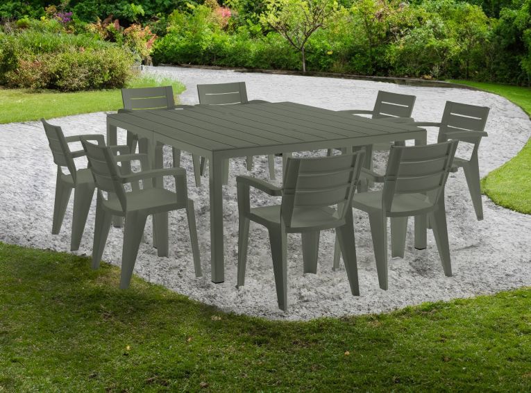 Tavolo da esterno Campana, 292x86 h74 cm, Verde