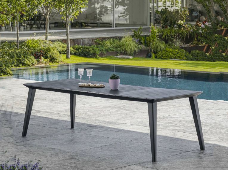 Tavolo da esterno Camrose, 235x98 h74 cm, Antracite