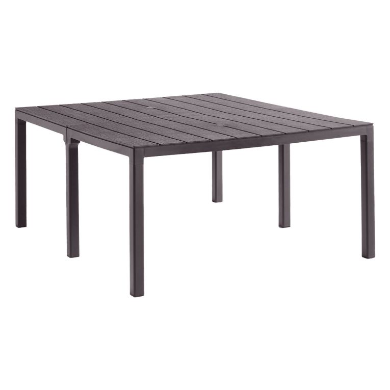 Tavolo da Esterno Marrone 12 Posti Meccanismo Estensione Multiposizione 292x86x74h cm, Impermeabile - Campana