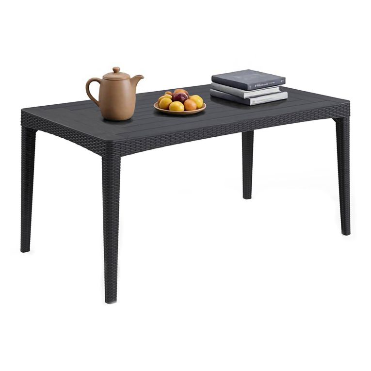Tavolo da esterno Salmon, 160x90 h74 cm, Antracite