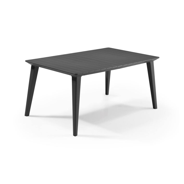 Tavolo da esterno Secondo, Base per picnic, Piano da pranzo da giardino, Banco outdoor multiuso, 157x98 h74 cm, Antracite
