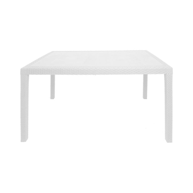 Tavolo da giardino 10 posti 150x90cm bianco - Ariana