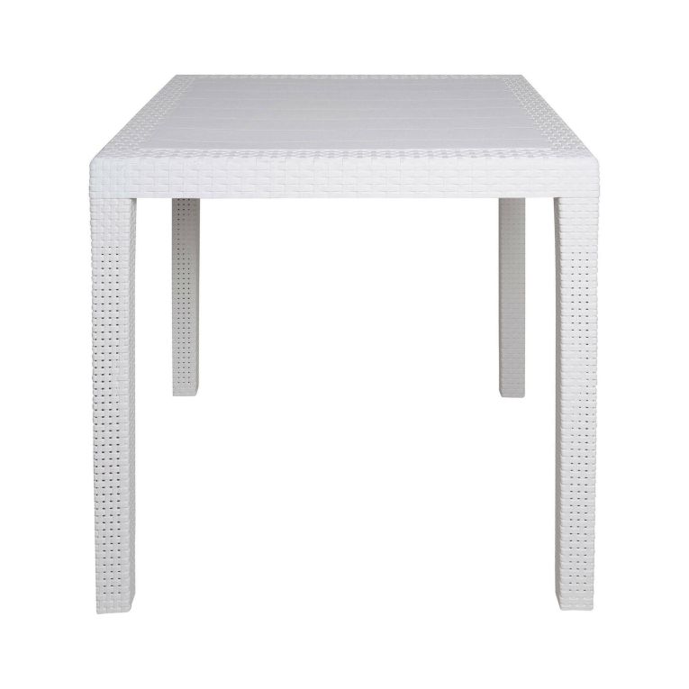 Tavolo da giardino 4 posti 79x79cm bianco - Angelico