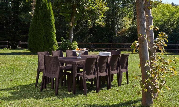 Tavolo da giardino allungabile 8-10 posti 150-220x90cm marrone - Abbaviva