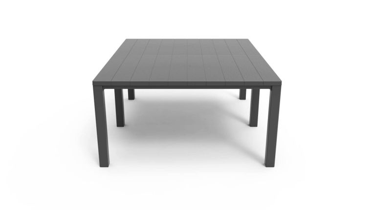 Tavolo da giardino allungabile 8-12 posti 147-294x90cm antracite - Brossard