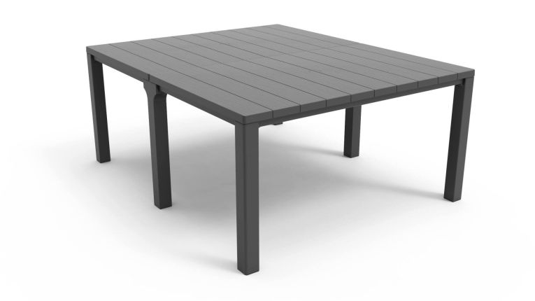 Tavolo da giardino allungabile 8-12 posti 147-294x90cm antracite - Brossard