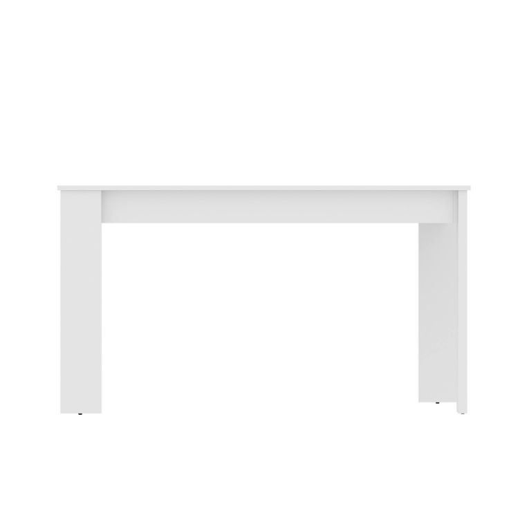 Tavolo da pranzo rettangolare 6 posti bianco 138x81cm - Alois