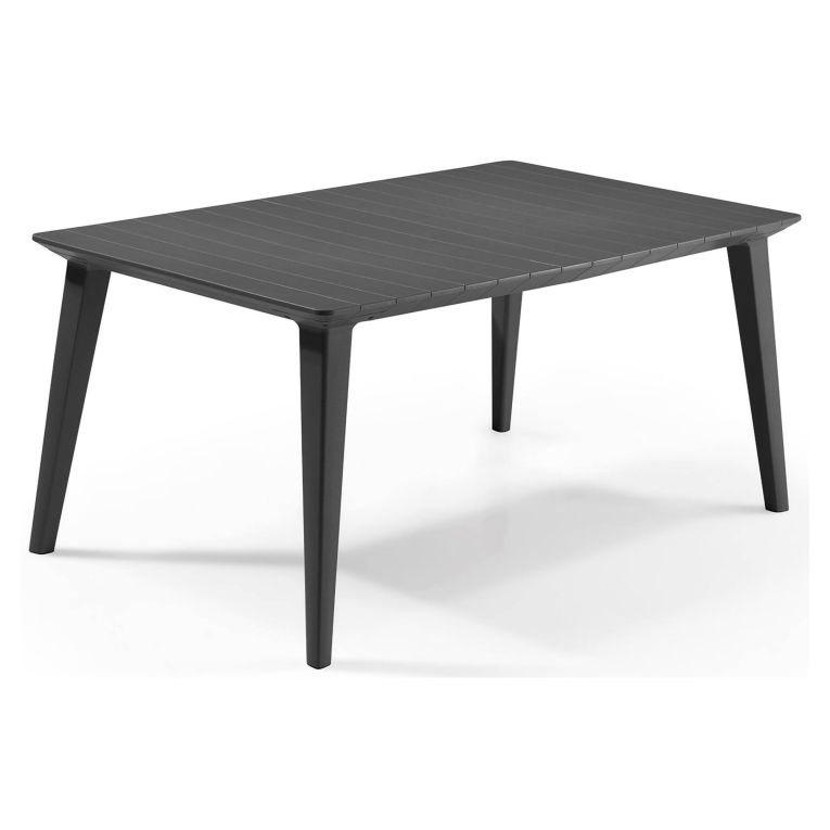Tavolo da terrazza 6 posti 157x98cm antracite - Brockville