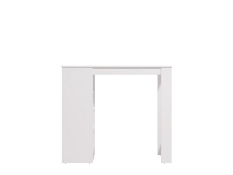 Tavolo Fisso Bianco 2 Posti Forma Rettangolare 120x50x105h cm, Materiale Piano in Legno Nobilitato - Sedriano