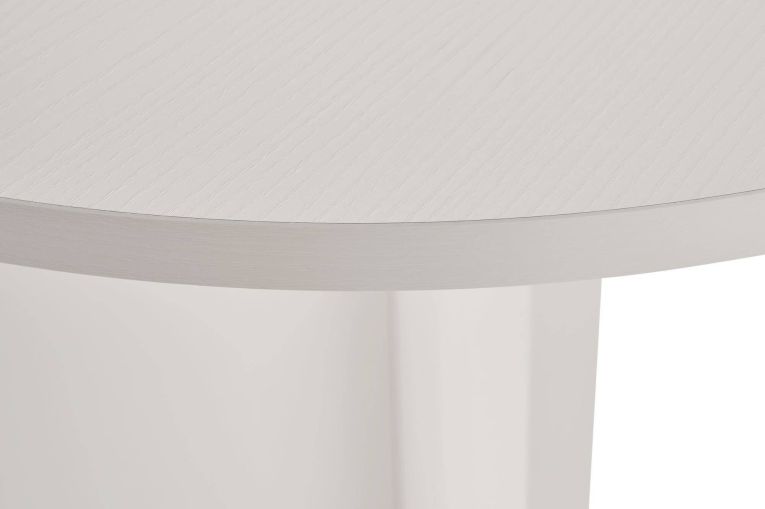 Tavolo Fisso Bianco 6 Posti Forma Ovale 180x89.5x75h cm, Peso Supportato 70 kg - Monterano
