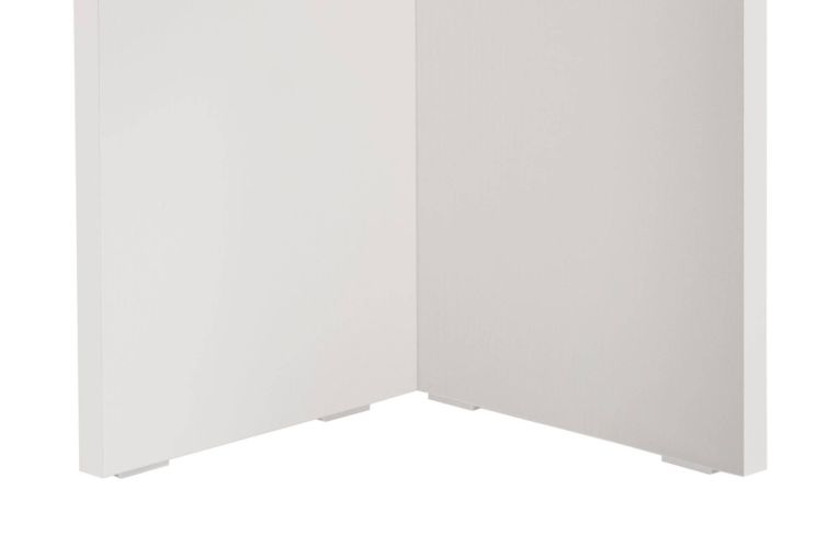 Tavolo Fisso Bianco 6 Posti Forma Ovale 180x89.5x75h cm, Peso Supportato 70 kg - Monterano