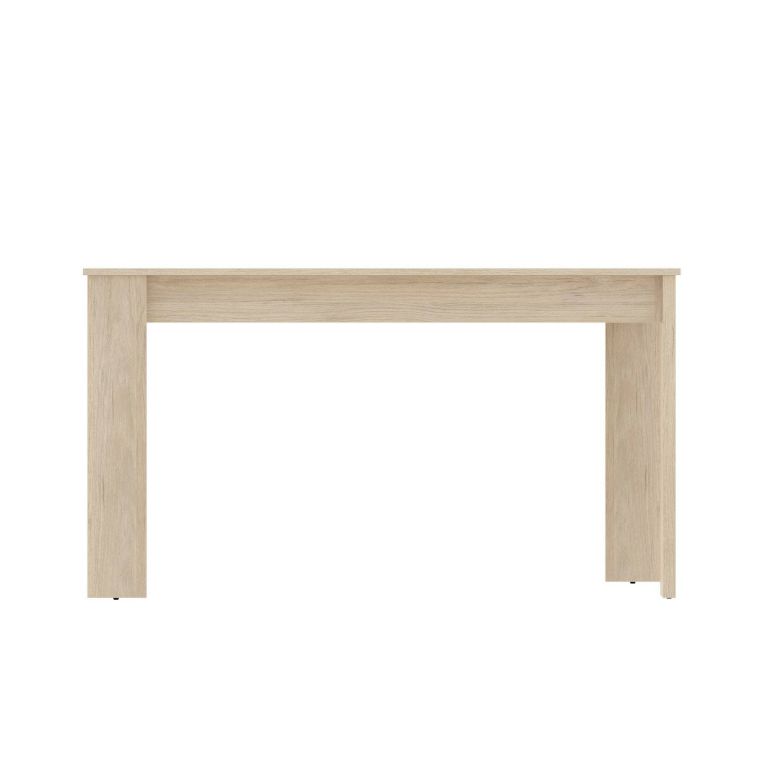 Tavolo fisso Censo, Tavolo da pranzo multiuso, Tavolo rettangolare da cucina o sala da pranzo, 139x81h77 cm, Rovere