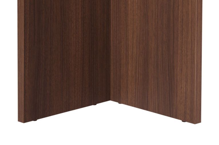 Tavolo Fisso Marrone Noce 6 Posti Forma Ovale 180x89.5x75h cm, Peso Supportato 70 kg - Monterano