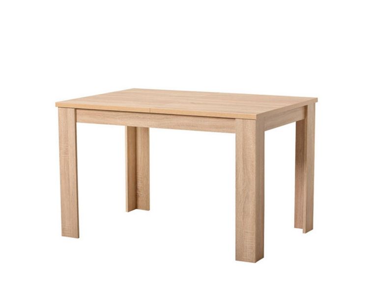 Tavolo Fisso Marrone Rovere 6 Posti Forma Rettangolare 120x80x74.5h cm, Materiale Piano in Legno Nobilitato - Uscio