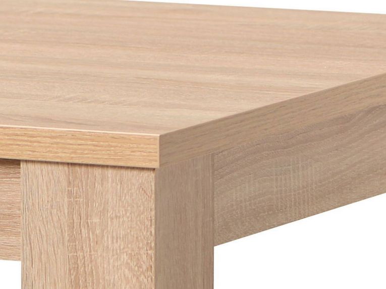 Tavolo Fisso Marrone Rovere 6 Posti Forma Rettangolare 120x80x74.5h cm, Materiale Piano in Legno Nobilitato - Uscio