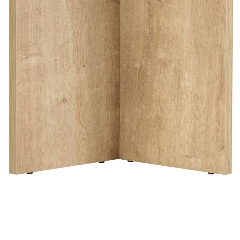 Tavolo Fisso Marrone Rovere 6 Posti Forma Rettangolare 180x90x75h cm, Materiale Piano in Legno Nobilitato - Noleme