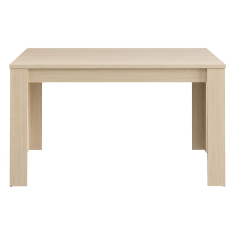 Tavolo Fisso Marrone Rovere 6 Posti Ripiano Effetto Dogato 135x80x76h cm, Forma Rettangolare - Luarca