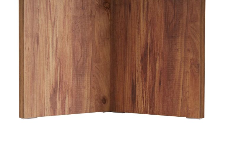 Tavolo Fisso Marrone Rovere Nodi 6 Posti Forma Ovale 200x90x75h cm, Materiale Piano in Legno Nobilitato - Nofalota