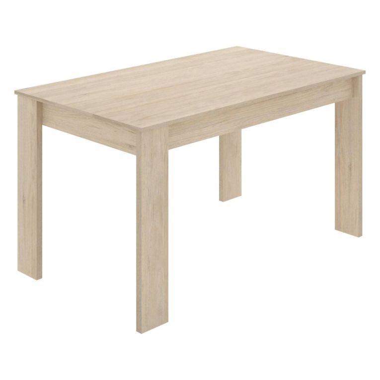 Tavolo legno chiaro rettangolare 6 posti 138x81cm - Alois