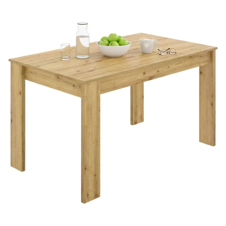 Tavolo legno rettangolare 6 posti 138x81cm - Alois