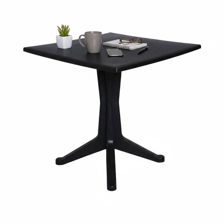 Tavolo per terrazzo 6 posti 70x70cm antracite - Agostini