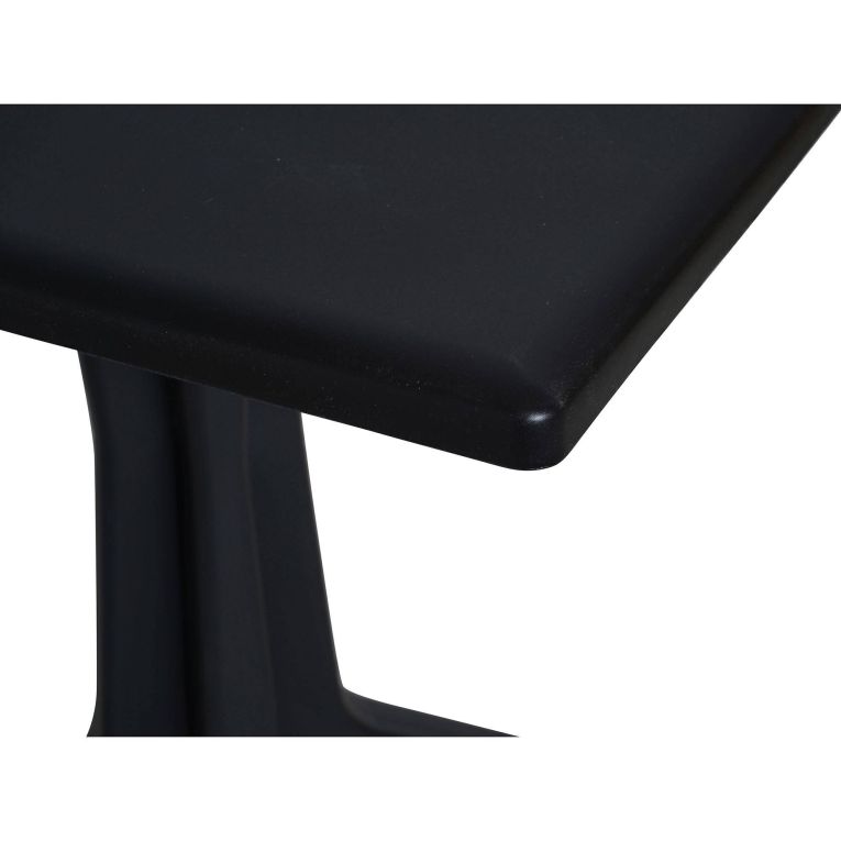 Tavolo per terrazzo 6 posti 70x70cm antracite - Agostini