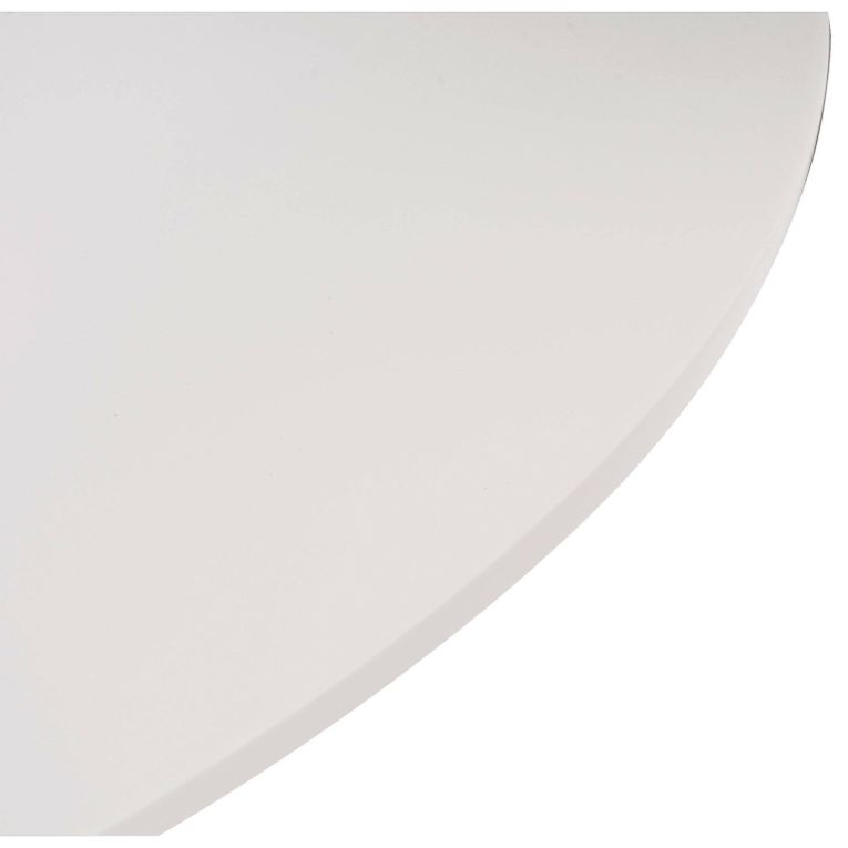 Tavolo rotondo minimal 4 posti bianco 100x100cm - Anubis
