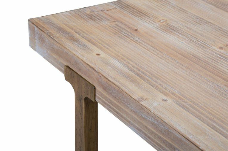 Tavolo vintage rettangolare 9 posti oro e marrone 180x90cm - Kazimir