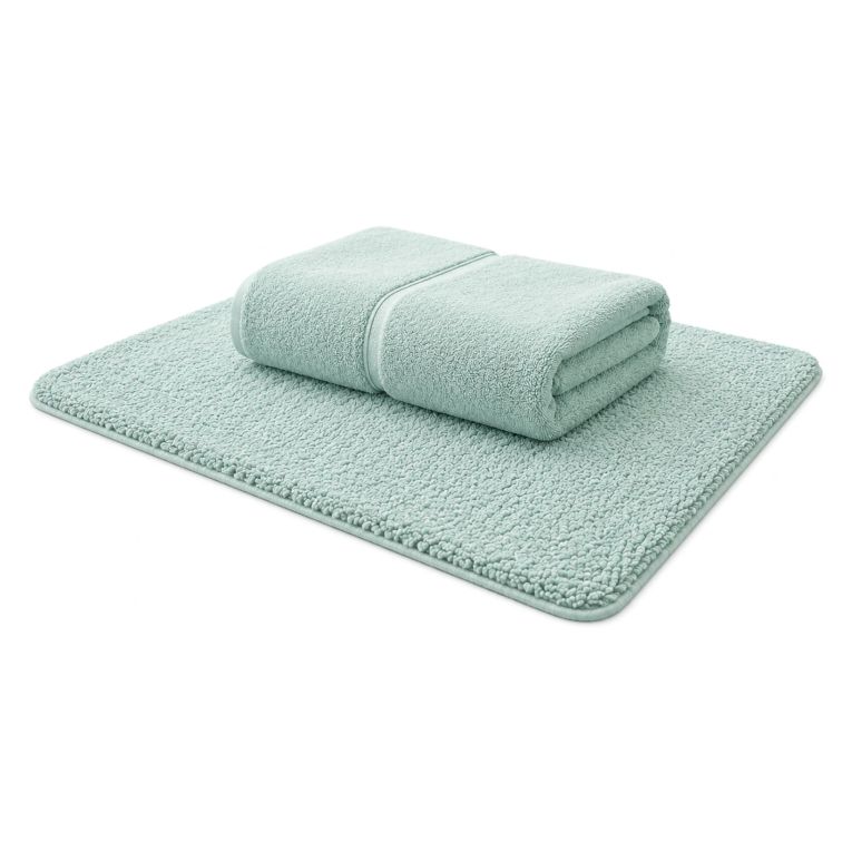 Telo Bagno Azzurro Tiffany 100% Puro Cotone, Sfumatura Colore Struttura Tiffany - Sanamasa Luxury