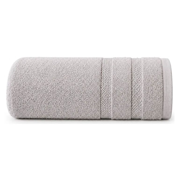 Telo Bagno Grigio Pietra 100% Cotone Egiziano Pettinato e Mercerizzato, Sfumatura Colore Struttura Pietra - Rovarero Luxury