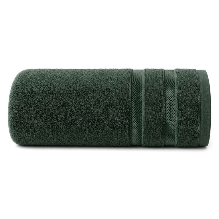 Telo Bagno Verde Scuro 100% Cotone Egiziano Pettinato e Mercerizzato, Sfumatura Colore Struttura Scuro - Rovarero Luxury