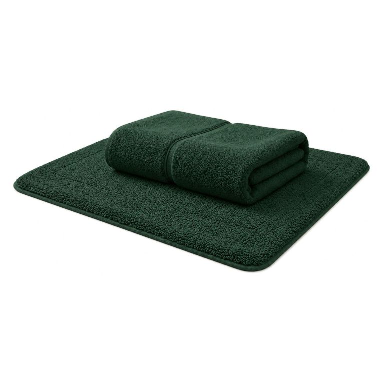 Telo Bagno Verde Smeraldo 100% Puro Cotone, Sfumatura Colore Struttura Smeraldo - Sanamasa Luxury