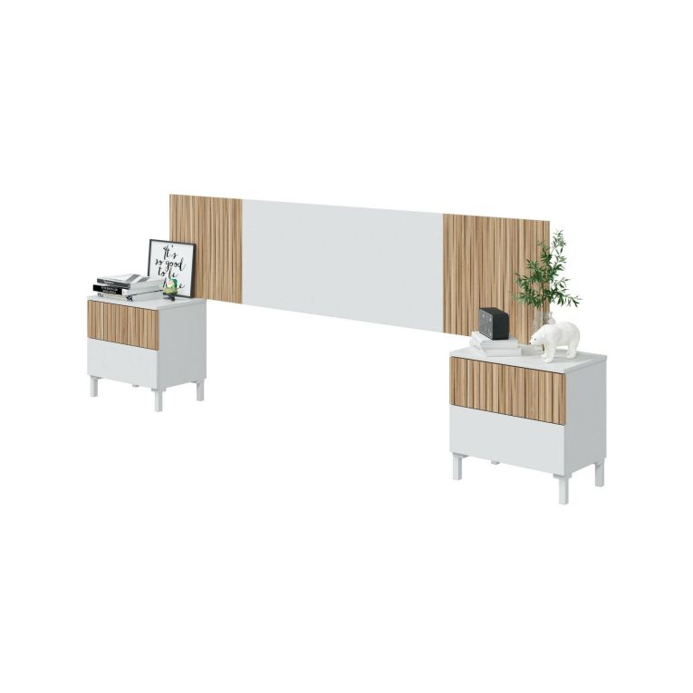 Testiera Letto Marrone Marrone Rovere Matrimoniale Colore Struttura Marrone 216x3 cm, Sfumatura Colore Struttura Rovere - Unala