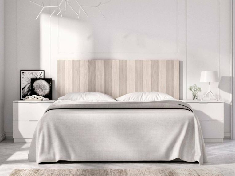 Testiera Letto Marrone Marrone Rovere Matrimoniale Colore Struttura Marrone 258.6x34.2 cm, Sfumatura Colore Struttura Rovere - Nona