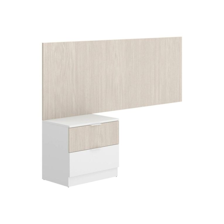 Testiera Letto Marrone Marrone Rovere Singolo Colore Struttura Marrone 146x34.2 cm, Sfumatura Colore Struttura Rovere - Omeka